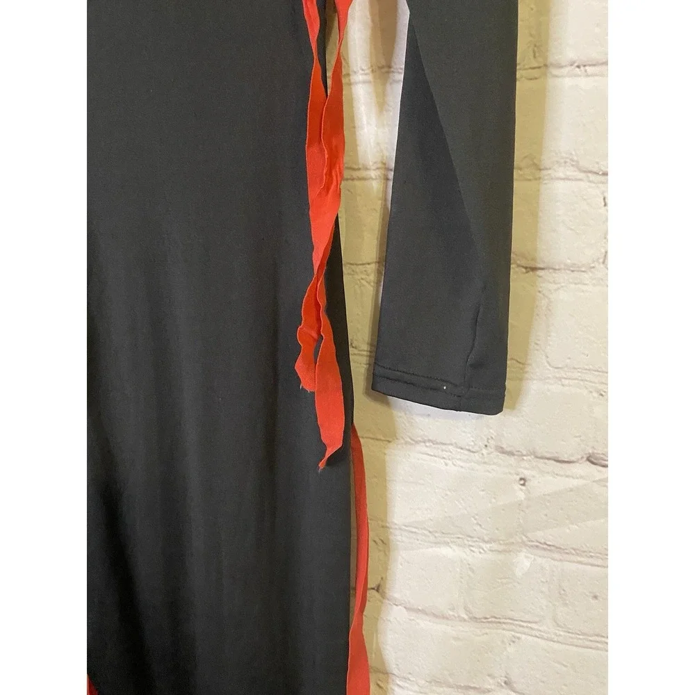 Adult Costume Sz Sm Black & Red Complete Outfit  NICE‎ Halloween - Picture 4 of 6